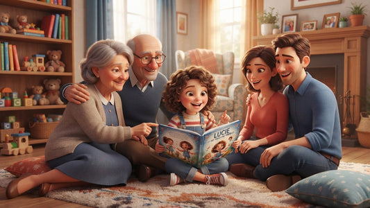 Idee cadeau des grands-parents a leur petit-enfant le livre personnalise